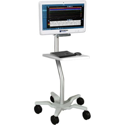 Monitor paziente su carrello - Moberg CNS - Micromed Italy - EEG / neurologia / per fisiologia