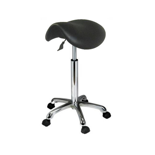 Sgabello per studio odontoiatrico - 630B - MHC TECHNOLOGY - ad altezza regolabile / a forma di sella / nero