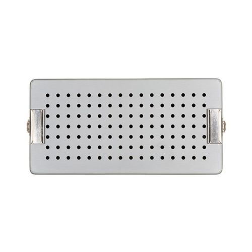 Contenitore di sterilizzazione per strumenti - BP-CONT-GREY - PORTE.Vet - perforato