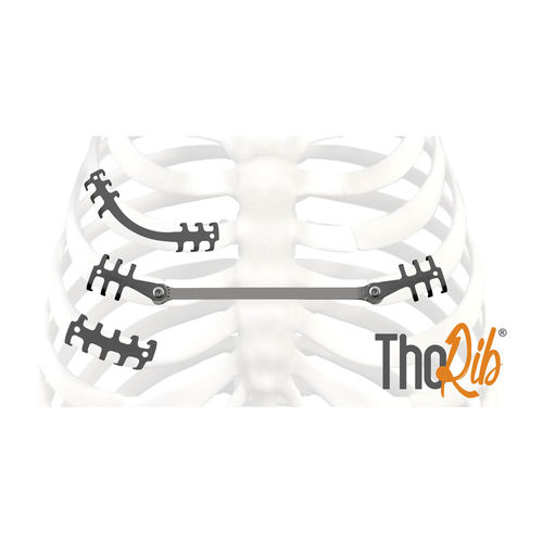 Placca di compressione per costole - ThoRib® - NEURO FRANCE Implants - in titanio / pediatrica