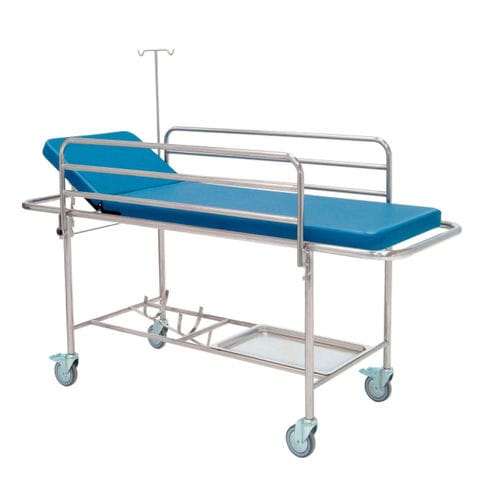 Barella con carrello passamalati - PTT-05 - Medi Waves - manuale / a 2 sezioni / con asta portaflebo