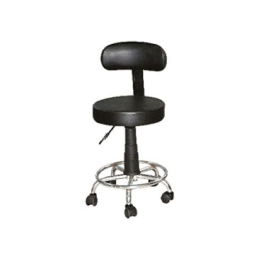 Sgabello per struttura sanitaria - HWE-04 - Medi Waves - ad altezza regolabile / idraulico / con rotelle