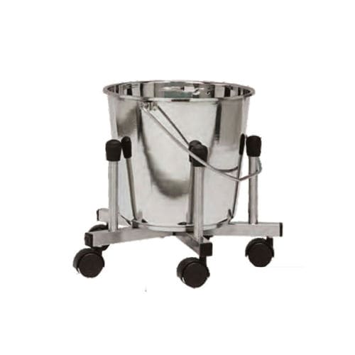 Porta-catino con rotelle - HWE-18 - Medi Waves - in acciaio inossidabile