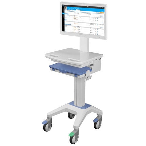 Carrello informatico ad altezza regolabile - All-In-One - Cybernet