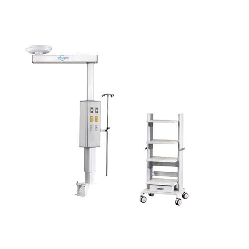 Braccio di distribuzione a soffitto - MF-S-600 - AMCAREMED TECHNOLOGY - per anestesia / per sala operatoria / semplice