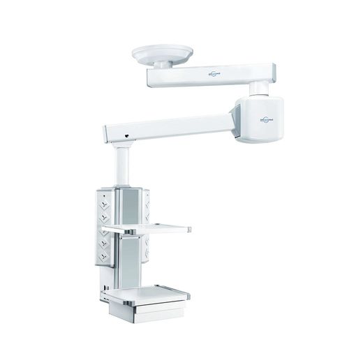 Braccio di distribuzione a motore - PWM 200 - AMCAREMED TECHNOLOGY - a soffitto / per sala operatoria / articolato