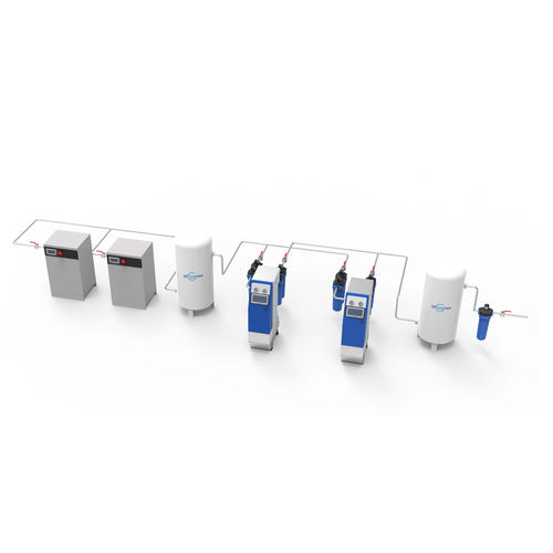 Compressore d'aria medico - SMA series - AMCAREMED TECHNOLOGY - scroll / fisso / con essiccatore d'aria