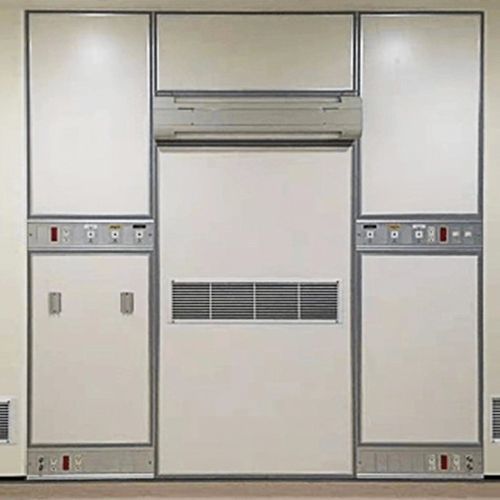 Trave testaletto a muro - NTC700  - AMCAREMED TECHNOLOGY - verticale / per reparto di terapia intensiva / per camera di degenza