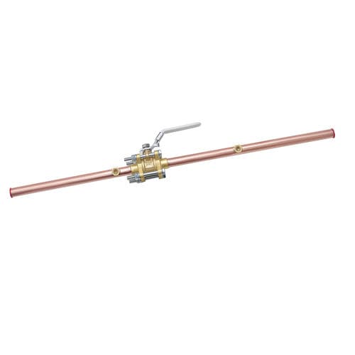 Valvola per gas medicali - BV-B-1/2” - AMCAREMED TECHNOLOGY - ad alta pressione / alta portata