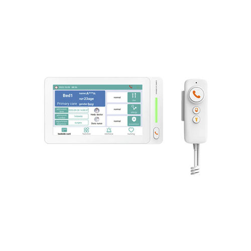 Sistema di chiamata infermiera per letto - AM-NC-C1 - AMCAREMED TECHNOLOGY - a fune / IP / medico