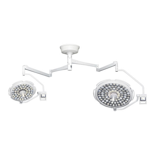 Lampada scialitica a soffitto - AM-G700/500LED - AMCAREMED TECHNOLOGY - LED / 2 bracci / 220 V/50 Hz