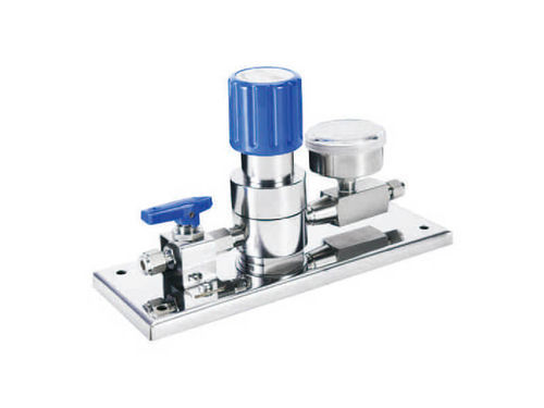 Regolatore di pressione di gas - Laboratory Gas Outlet Point - AMCAREMED TECHNOLOGY - da laboratorio / in linea / integrato