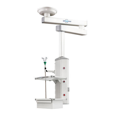 Braccio di distribuzione a soffitto - EX200 - AMCAREMED TECHNOLOGY - per sala operatoria / articolato / semplice