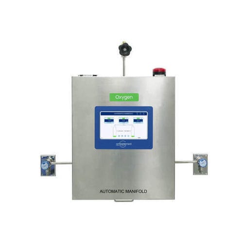 Collettore per gas medicale per laboratorio - AM-600DX - AMCAREMED TECHNOLOGY - per l'industria farmaceutica / automatico / di commutazione