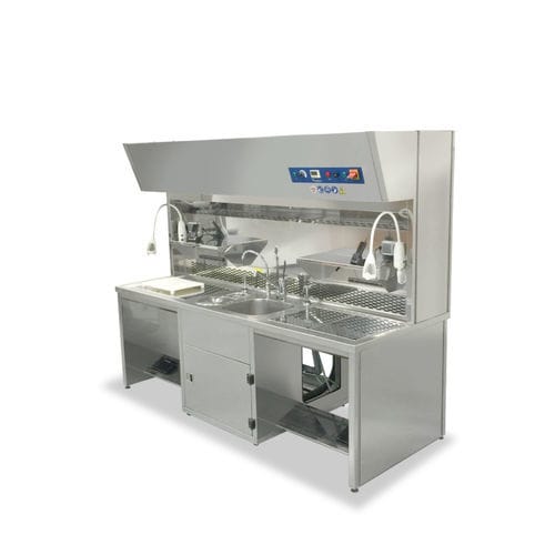 Workstation da laboratorio per istopatologia - ET-101-2  - ANATHOMIC SOLUTIONS, S.L.U. - per ricerca scientifica / per test di campioni solidi / per preparazione di campioni