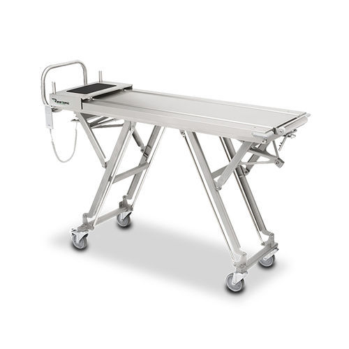 Carrello mortuario a pantografo - CA-410 B  - ANATHOMIC SOLUTIONS, S.L.U. - elettroidraulico / in acciaio inossidabile / per bare
