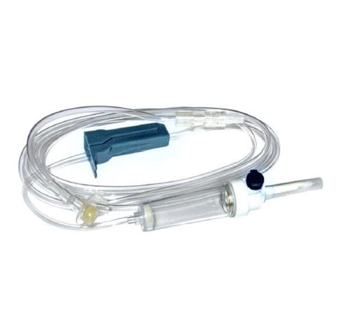 Set di infusione con filtro per la prevenzione della contaminazione da particelle - M101 - MEDAS INC