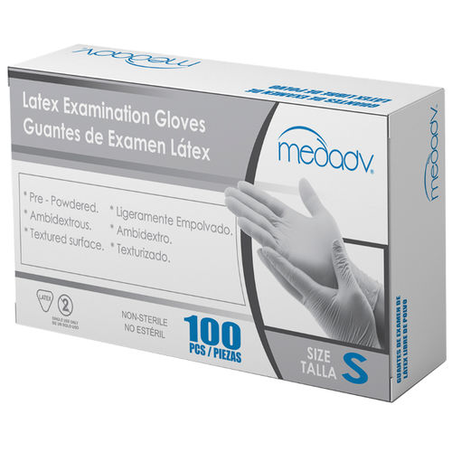 Guanto in lattice - MEDAS INC - da esame / scatola da 100 pezzi
