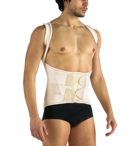 Ortesi di stabilizzazione toraco-lombo-sacrale - 555 - PAVIS® - per adulti / semirigida / con bretelle
