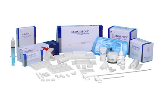 Agente emostatico pad - SURGISPON® - Aegis Lifesciences - per neurochirurgia / per chirurgia cardiovascolare / per chirurgia ortopedica