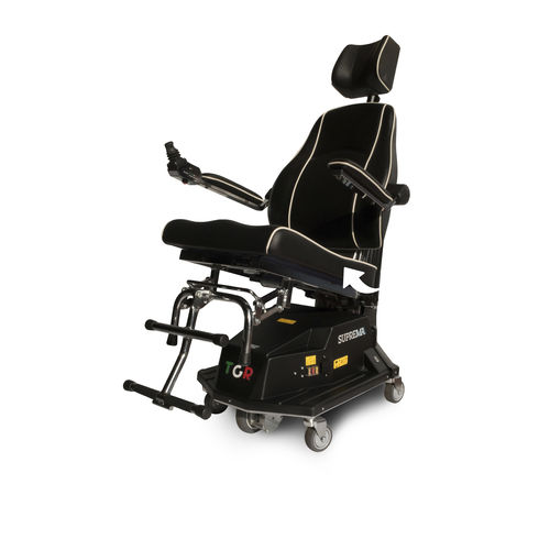 Sedia a rotelle elettrica - SUPREMA RELAX - TGR - da interno / reclinabile / ad altezza regolabile