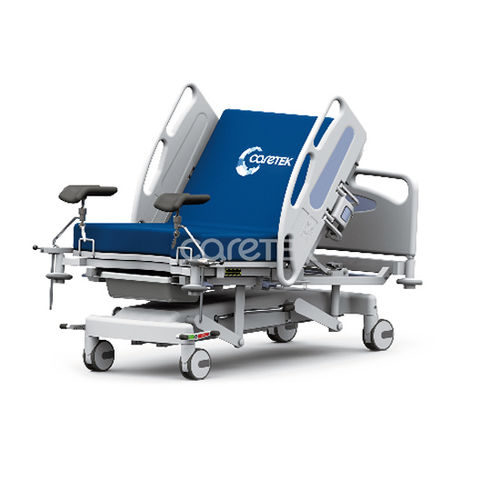 Letto da parto - GB310 - Caretek Medical - manuale / ad altezza regolabile / con rotelle