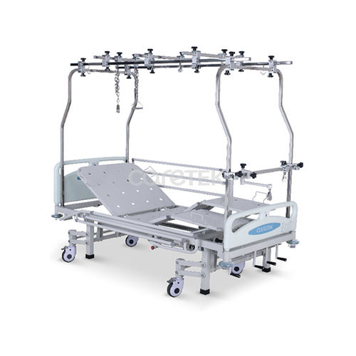 Letto medico - M410-03 - Caretek Medical - manuale / ad altezza regolabile / con rotelle