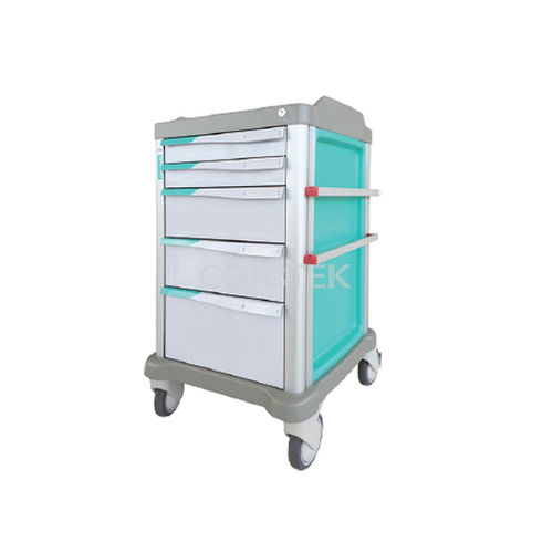 Carrello medico - PT40B5 - Caretek Medical - per farmaci / di distribuzione di farmaci / 5 cassetti