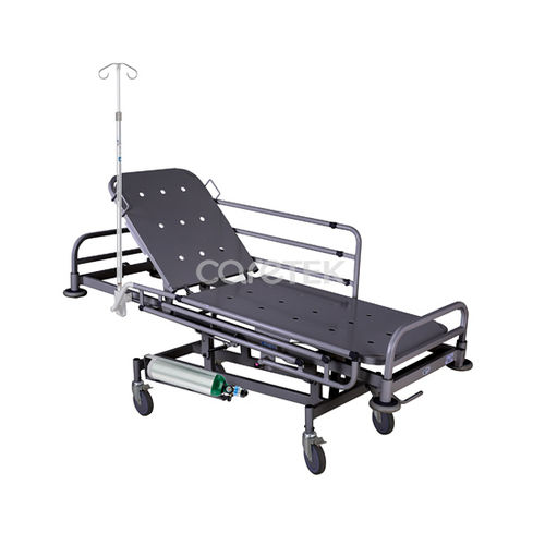 Barella con carrello da trasporto - MS01 - Caretek Medical - manuale / a 2 sezioni