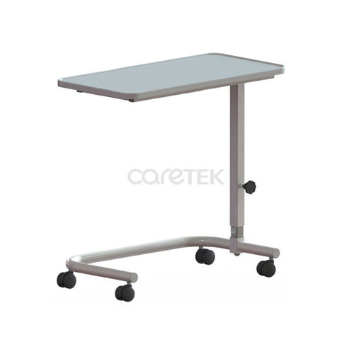 Tavolino servitore ad altezza regolabile - BT110  - Caretek Medical - con rotelle / ad azionamento manuale