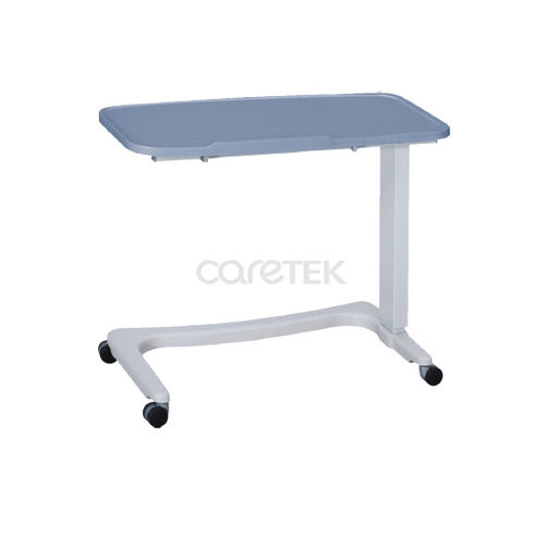 Tavolino servitore con rotelle - MT110 - Caretek Medical - ad altezza regolabile / ad azionamento manuale