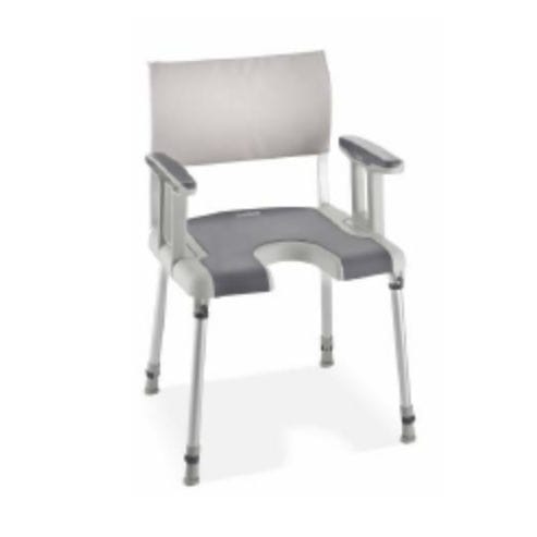 Sedia da doccia con braccioli - 1532633 - Caretek Medical - con apertura igienica / con schienale / comoda