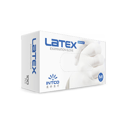 Guanto in lattice - Premium - INTCO Medical - medico / senza polvere / non sterile