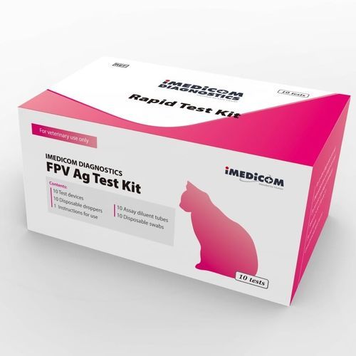 Kit di test per malattie infettive - IMEDICOM - per felini / per antigeni / del parvovirus