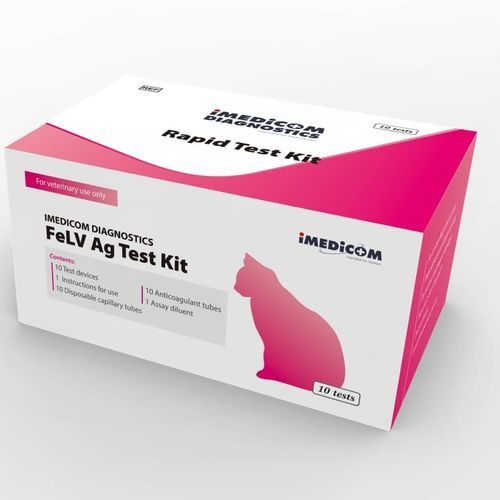Kit di test della leucosi felina - IMEDICOM - per felini / per antigeni / del virus della leucemia felina