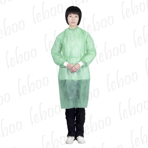 Camice per visitatore unisex - N30x series - Leboo Healthcare - monouso / verde