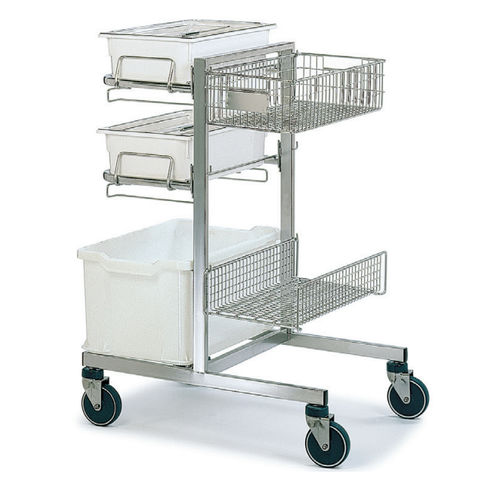 Carrello medico - H.1100 - PCM HABILCLASS - Medi.Caddie® - per materiale sterile / per strumenti / per accessori da tavolo operatorio