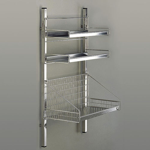 Supporto di stoccaggio - 2 221 40 18 - PCM HABILCLASS - Medi.Caddie® - murale / in acciaio inossidabile / a cestelli