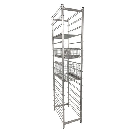 Scaffalatura modulare - H.1150 - PCM HABILCLASS - Medi.Caddie® - per contenitori / con griglia / in acciaio inossidabile