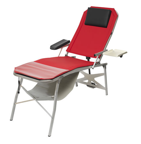 Poltrona per prelievo di sangue manuale - LONGCHAIR - STRUB GMBH - a 2 sezioni / Trendelenburg
