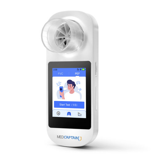Spirometro elettronico - VC-10 - Medcaptain Medical Technology - palmare / per ginnastica polmonare / per uso domestico