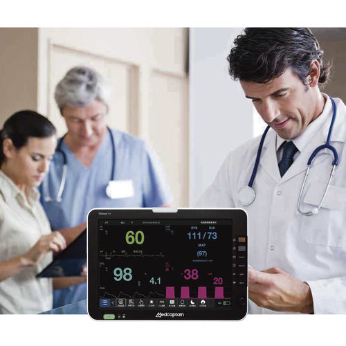 Monitor compatto per paziente - Medcaptain Medical Technology - modulare / comodino / ECG a 12 derivazioni