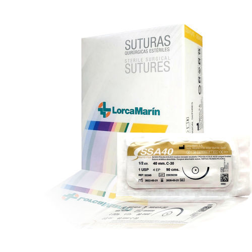 Filo di sutura assorbibile - SSA40 FAST ABSORPTION - Lorca Marín - 6/0 / 5/0 / 4/0