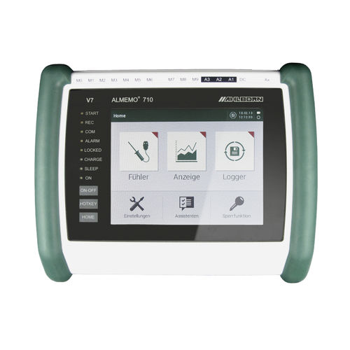 Registratore di dati universale - ALMEMO® 710 - Ahlborn - con touch screen
