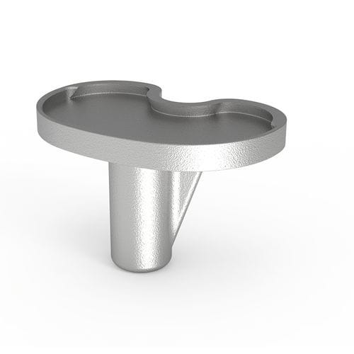 Piatto tibiale a piatto fisso - NORMMED Medical Devices - cementato