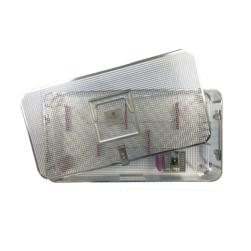 Cestello di sterilizzazione per strumenti - D300 160 522 - Delmont imaging - per endoscopio / in acciaio inossidabile / con griglia