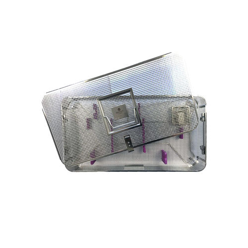 Cestello di sterilizzazione per strumenti - D200 160 505 - Delmont imaging - per endoscopio / in acciaio inossidabile / con griglia