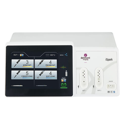 Elettrobisturi di coagulazione - iSpark - Delmont imaging - di taglio / ad alta frequenza / con touch screen