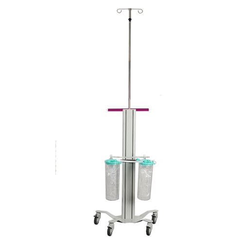 Carrello portasacchi medico - D200 100 503 - Delmont imaging - da trasporto / 2 sacchi