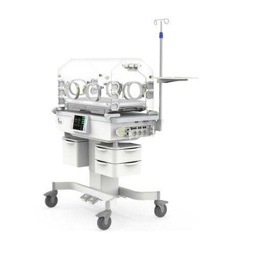Incubatrice neonatale con rotelle - EcoLa3000  - BNG MEDICAL INSTRUMENTS - ad altezza regolabile / Trendelenburg / con touch screen